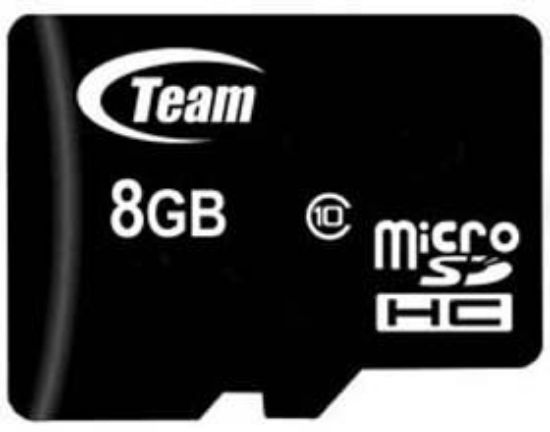  Зображення Карта пам'яті Team 8Gb microSDHC class 10 (TUSDH8GCL1003) 